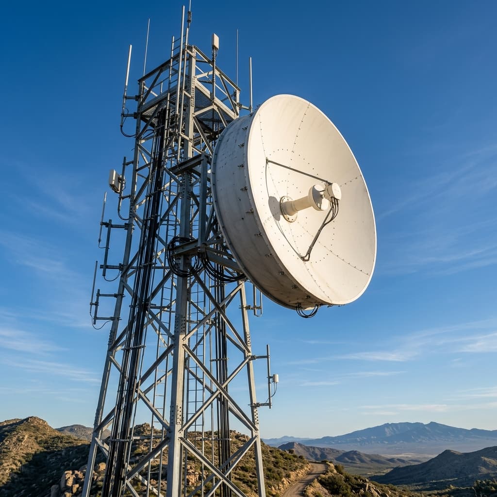 Antena de telecomunicaciones de microondas profesional